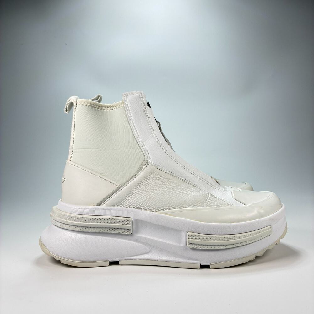 Converse White Platform Athletic High-Top Sneakers